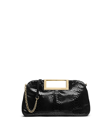 Berkley Large Embossed Patent-Leather Clutch -  - 30S4GBKC3G