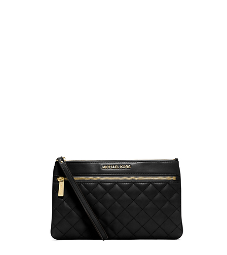 Selma Quilted Leather Clutch -  - 32F4GLQW3L