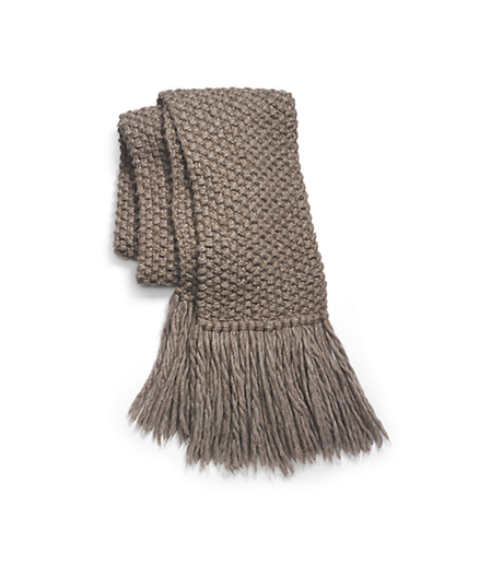 Textured Alpaca Wool Scarf -  - 905AKD960