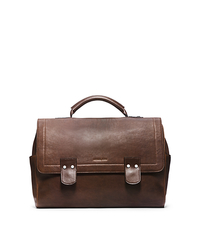 Wilder Vintage Leather Briefcase - BROWN - 33F4SIRA3L