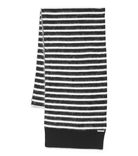 Striped Mohair-Blend Scarf - CREAM - MF40B279S9