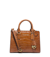 Dillon Small Crocodile Pattern-Embossed Leather Satchel - ONE COLOR - 30H4GAIS1E