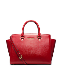 Selma Large Patent-Leather Satchel - ONE COLOR - 30T4GLMS3A