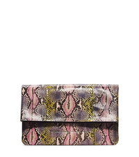 Janey Hand-Painted Python Clutch - ONE COLOR - 31H4TJNC3V