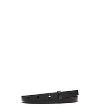 Skinny Leather Belt - BLACK - 31S5TBLA1L