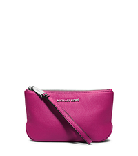 Rhea Large Pebbled-Leather Zip Pouch - ONE COLOR - 32S5SEZM2L