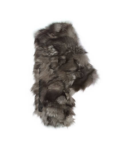 Shredded Fox Fur Scarf -  - 707AKD307