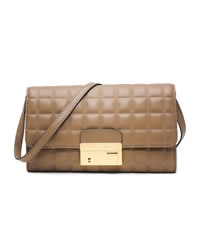 Michael Kors Gia Quilted Clutch - DESERT - 31T4MGAC3L