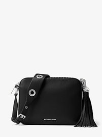 Brooklyn Large Leather Camera Bag - BLACK - 30F6ABNM3L
