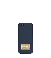 Saffiano Leather Phone Case For iPhone 5 - NAVY - 32S4GELL1L