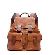 Wilder Vintage Leather Backpack - LUGGAGE - 33F4SIRB3L