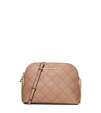 Cindy Large Quilted-Leather Crossbody - BLUSH - 32F5GCPC7T
