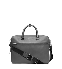 Harrison Medium Leather Briefcase - OXBLOOD - 33F5LHRA2L