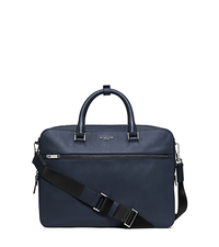 Harrison Medium Leather Briefcase - OXBLOOD - 33F5LHRA2L